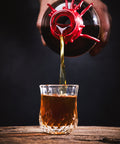 Shot glass being poured 