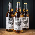 Cornish Cock cider bottles